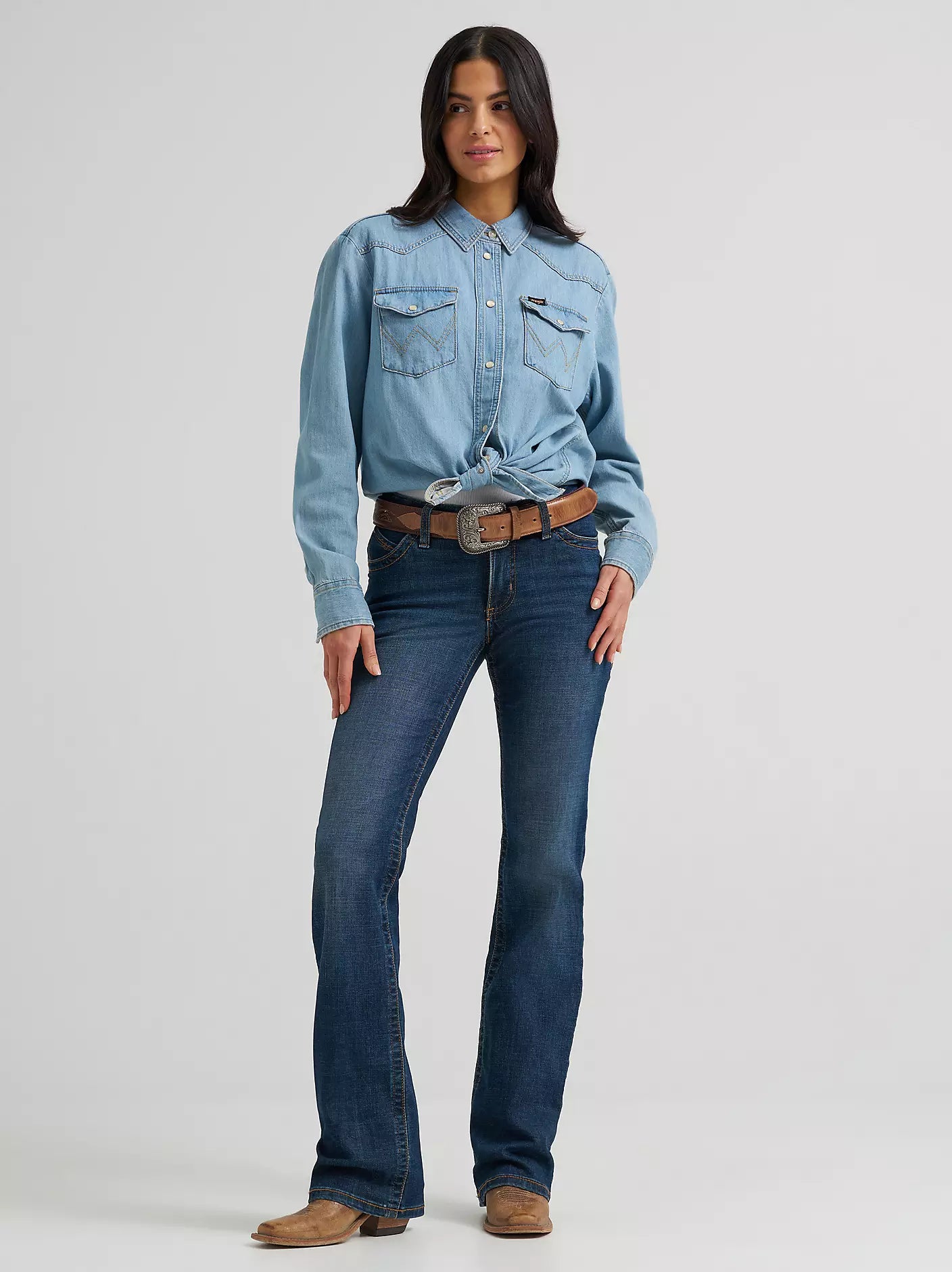 WRANGLER WOMENS WILLOW BOOT CUT JEAN - LOVETTE