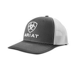 Ariat Youth Boys Cap Snap Back Embroidered Logo Grey