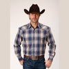 ROPER MENS RANCH PLAID WESTERN SHIRT - BIG AND TALL