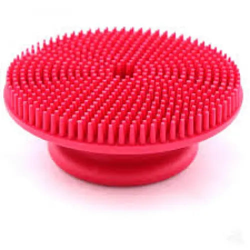 Circular Rubber Face Comb with Handle