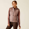 ARIAT WOMENS IDEAL DOWN VEST - PURPLE DOVE