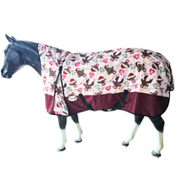 *LIMITED EDITION* MOO COW BURGUNDY BOTTOM 1200D - 250GR HIGH NECK TURNOUT