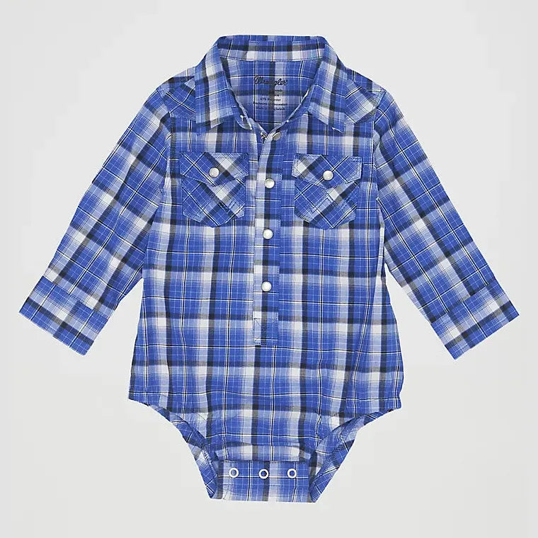 WRANGLER BABY BOYS BODYSUIT - BLUE VIBES