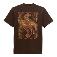 WRANGLER MENS GRAPHIC TEE - RAWHIDE
