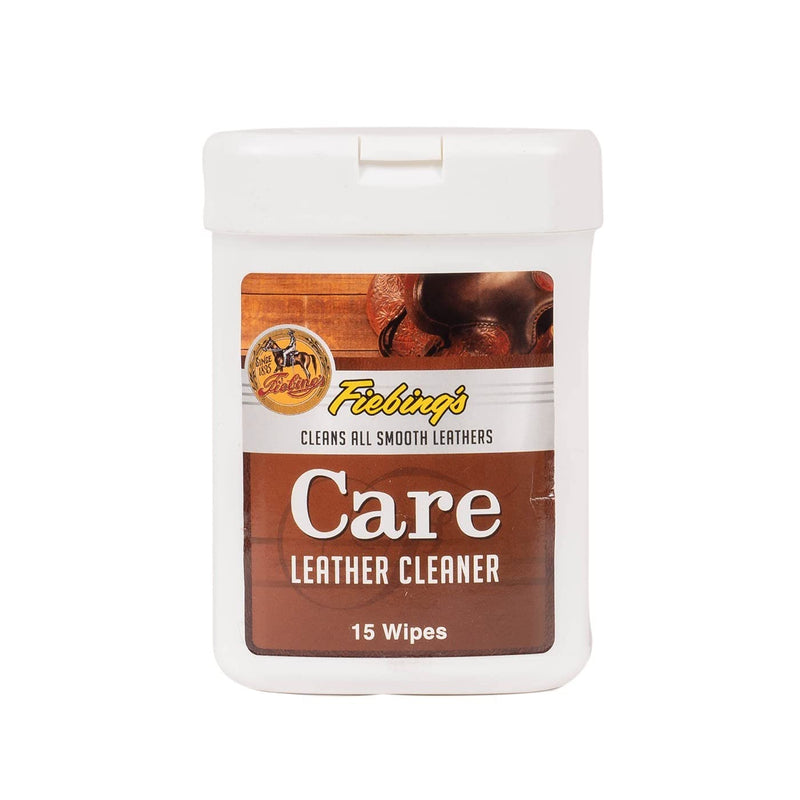 FIEBINGS CARE LEATHER CLEANER - 15 WIPES