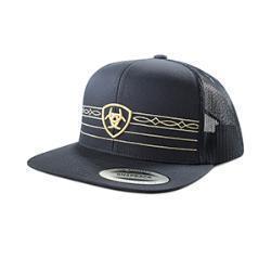 Ariat Cap Toe Bug Stiich Brim Rope Black