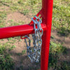 12 ' Border Gates Red 5-Bar