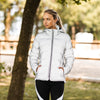 HORZE WOMENS REFLECTIVE PADDED JACKET - REFLECTIVE SILVER