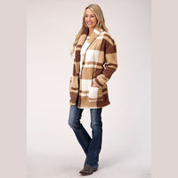 ROPER WOMENS FLEECE CARDIGAN