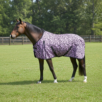 Nordic Star Fly Sheet Purple Leaf Motif - Standard Neck