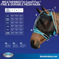 WEATHERBEETA COMFITEC DURABLE MESH MASK WITH EARS