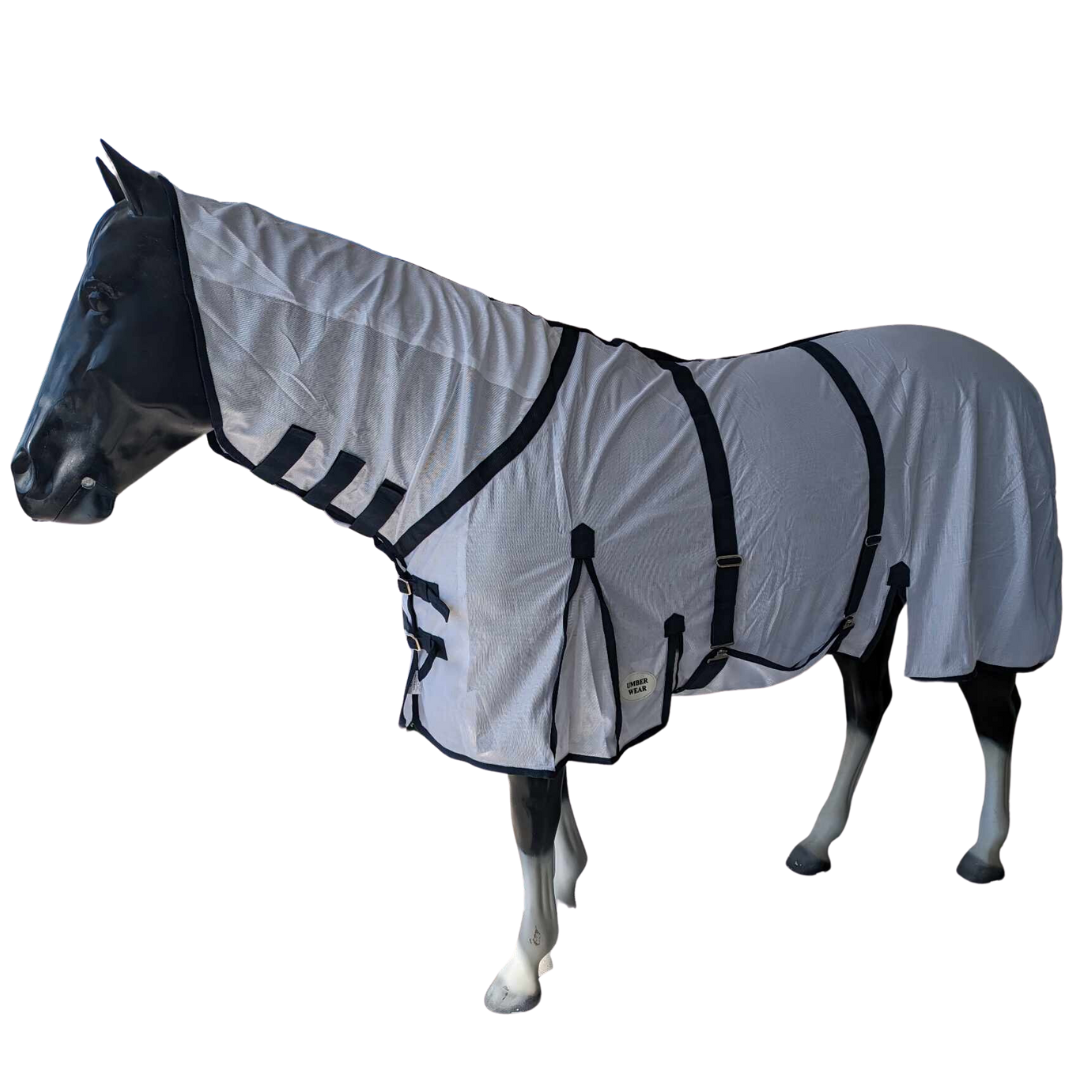 FLY SHEET WITH COMBO NECK AND BELLY BAND - NAVY OR GREEN BINDING