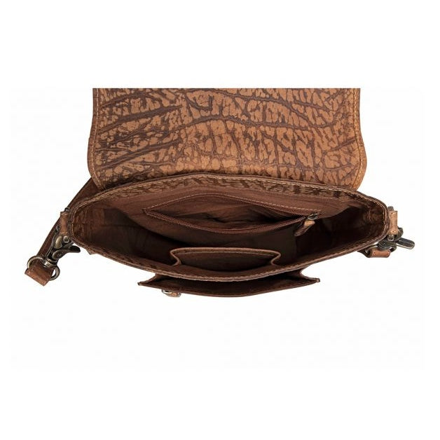 MYRA MESA TERRA LEATHER & HAIRON BAG