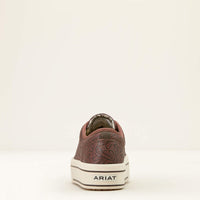 ARIAT WOMENS SKYLAR CASUAL SHOE - BROWN FLORAL EMBOSS