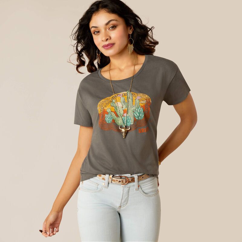 ARIAT WOMENS BUCKLE UP TEE SHIRT