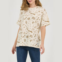 WRANGLER X LAINEY WILSON LIFE OF LAINEY TEE - CREAM