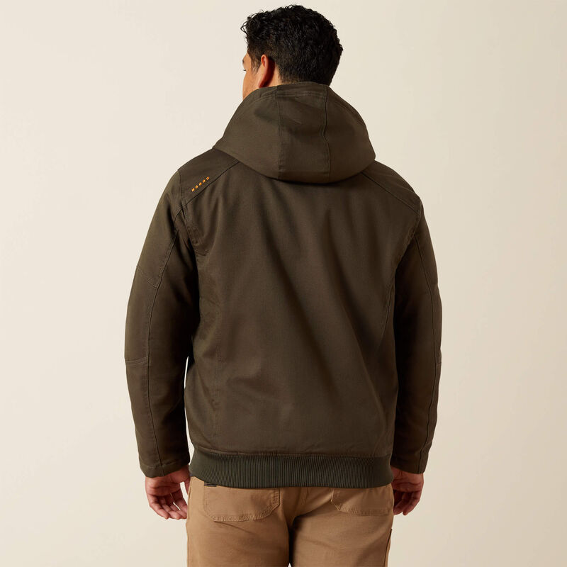 ARIAT MENS REBAR DURACANVAS JACKET - EARTH