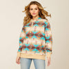 ARIAT WOMENS LUNAS HOODIE - SOUTHWESTERN PRINT