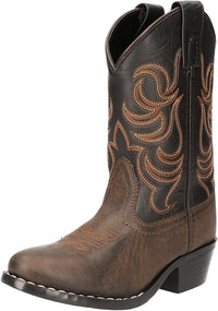 SMOKY MOUNTAIN CHILDS MONTEREY COWBOY BOOT - BROWN