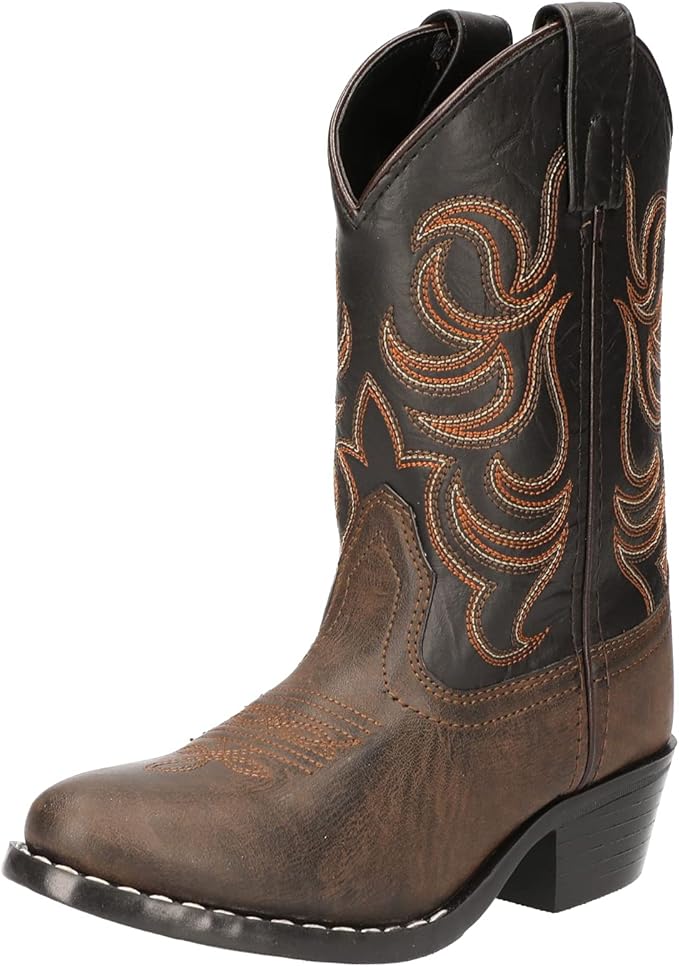 SMOKY MOUNTAIN CHILDS MONTEREY COWBOY BOOT - BROWN