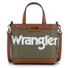 WRANGLER CANVAS MINI TOP HANDLE TOTE/CROSSBODY