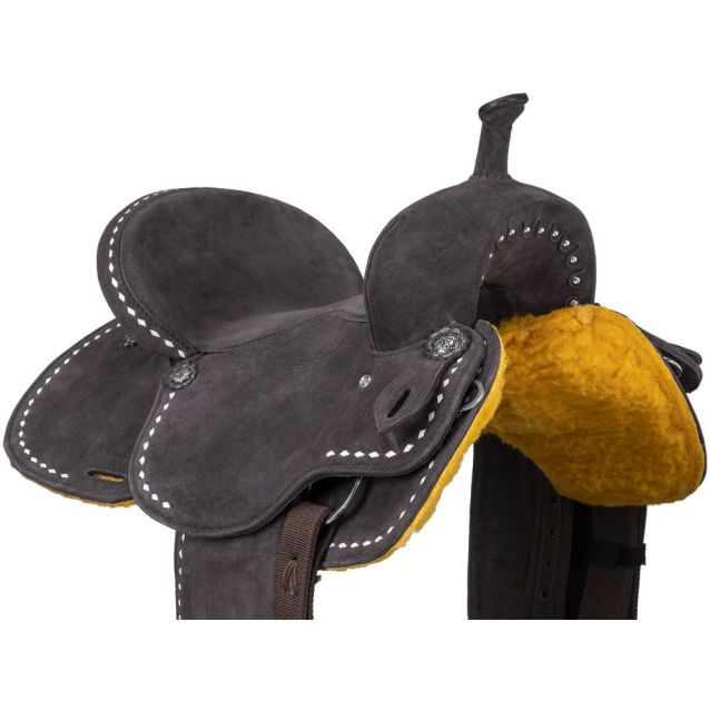 KING SERIES STRATFORD SUEDE BARREL SADDLE