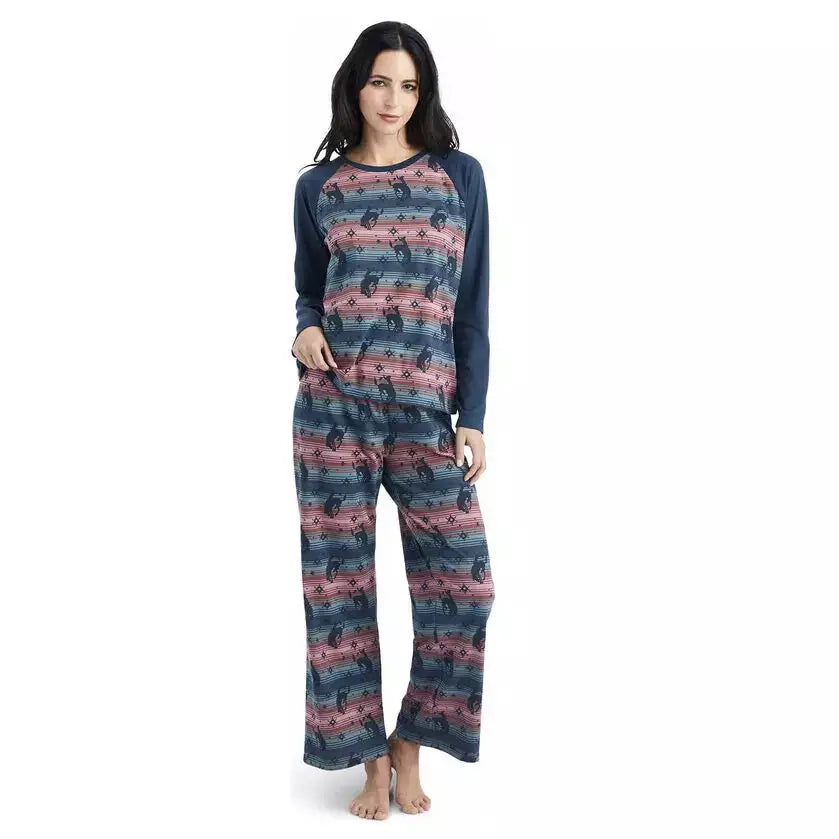 ARIAT WOMENS PAJAMA SET - BUCKING SERAPE