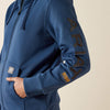 ARIAT WOMENS REBAR ALL WEATHER FULL ZIP HOODIE - ENSIGN