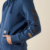 ARIAT WOMENS REBAR ALL WEATHER FULL ZIP HOODIE - ENSIGN