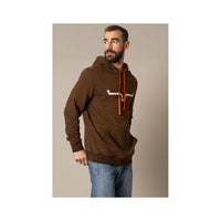 Sweat à capuche Kimes Ranch Durham pour homme - Marron