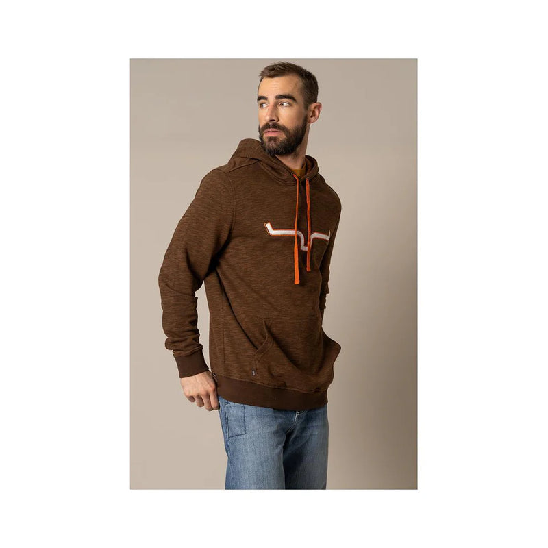 Sweat à capuche Kimes Ranch Durham pour homme - Marron