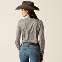 ARIAT WOMENS KIRBY PRO SHIRT - RELIC WHITE STRIP