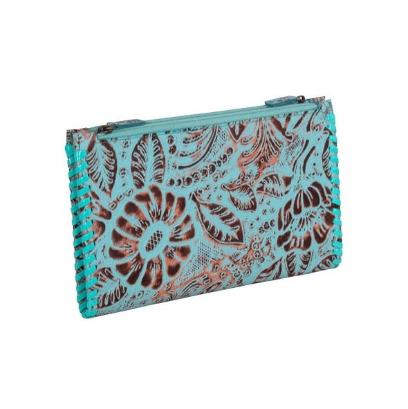 MYRA DELILAH CREEK HAND TOOLED STITCHED WALLET