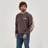 WRANGLER MENS CREW PULLOVER - MOLE
