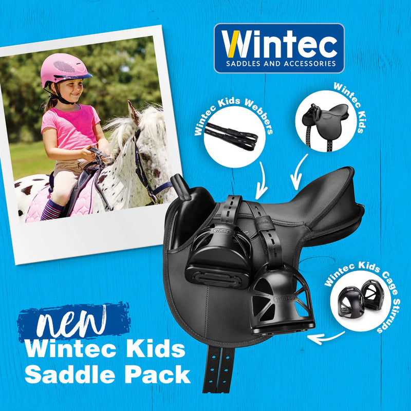 WINTEC KIDS SADDLE PACK - BLACK