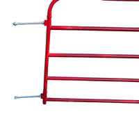 8 ' Border Gates Red 5-Bar