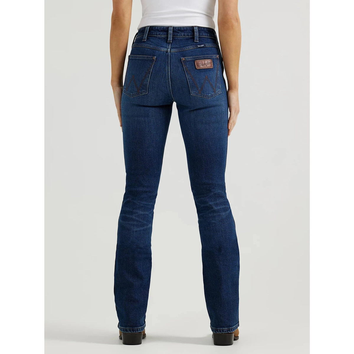 WRANGLER WOMENS RETRO BAILEY HIGH RISE - DARK DENIM(ISLA)