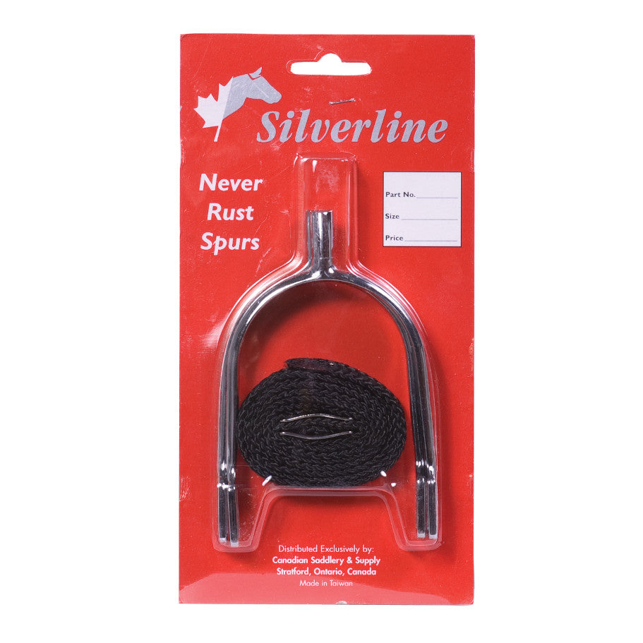 SILVERLINE SPUR WITH STRAP SET