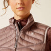 ARIAT WOMENS IDEAL DOWN VEST - PURPLE DOVE