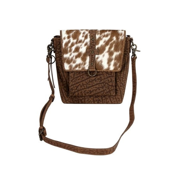 MYRA MESA TERRA LEATHER & HAIRON BAG