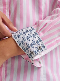 2026 - WRANGLER WOMENS ALL OCCASION WESTERN SNAP SHIRT - PINK STRIPES