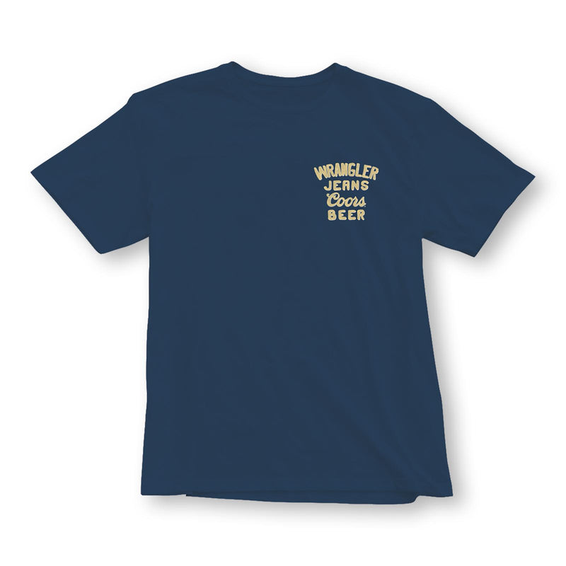 WRANGLER MENS X COORS CANADA TEE - NAVY
