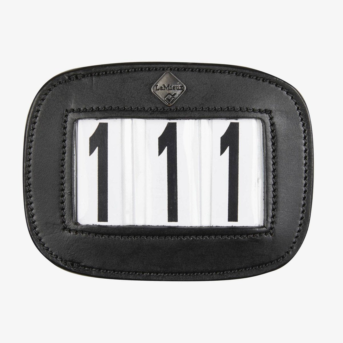 LEMIEUX SADDLE NUMBER HOLDER - BLACK