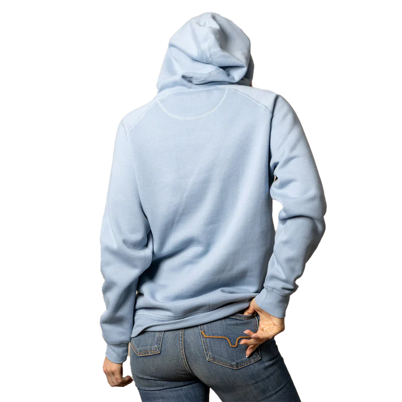 Sweat à capuche KIMES RANCH pour femme - Bleu carbone