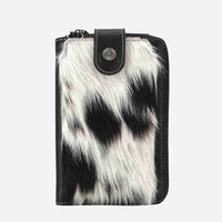 MONTANA WEST HAIR ON COWHIDE PHONE CASE CROSSBODY BAG