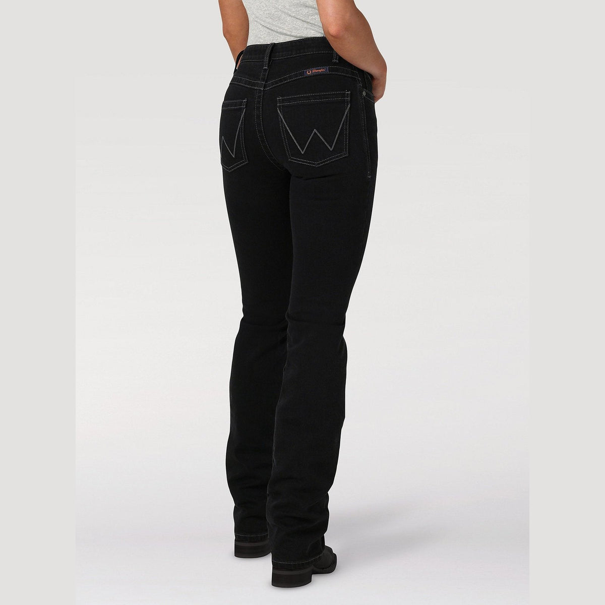 WRANGLER WOMENS WILLOW JEAN - BLACK - MOLLY