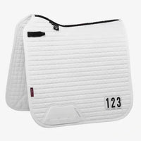 LEMIEUX COTTON DRESSAGE COMPETITION SQUARE WHITE PAD