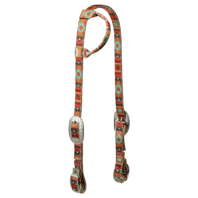 SERRE-TÊTE EN NYLON À MOTIFS CUIR TEAVER - OREILLE COULISSANTE 