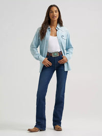 WRANGLER WOMENS HIGH RISE RODEO BOOTCUT JEAN - KAYLA