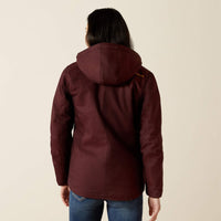 ARIAT WOMENS REBAR DURCANVAS INSULATED JACKET - FUDGE